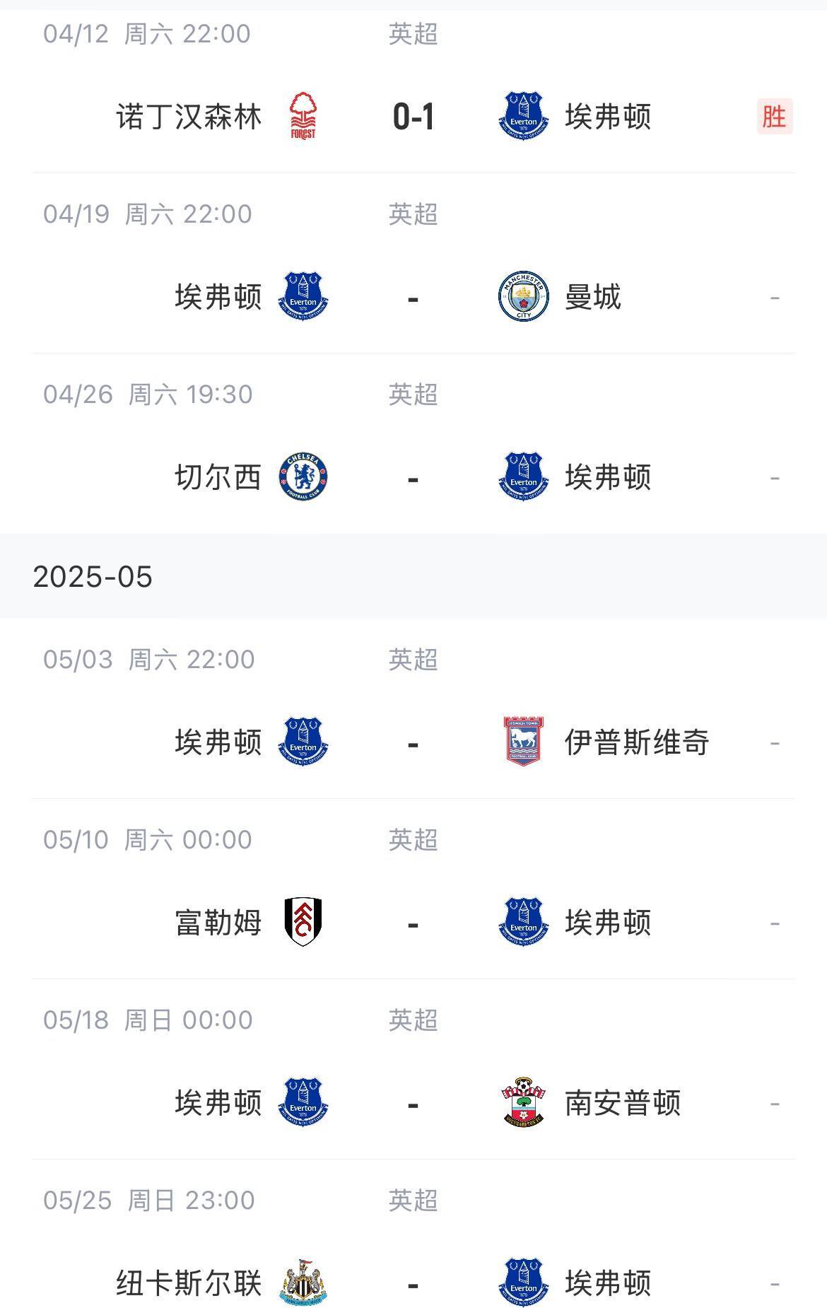 埃弗顿主场大捷，切尔西遭遇英超连败的简单介绍